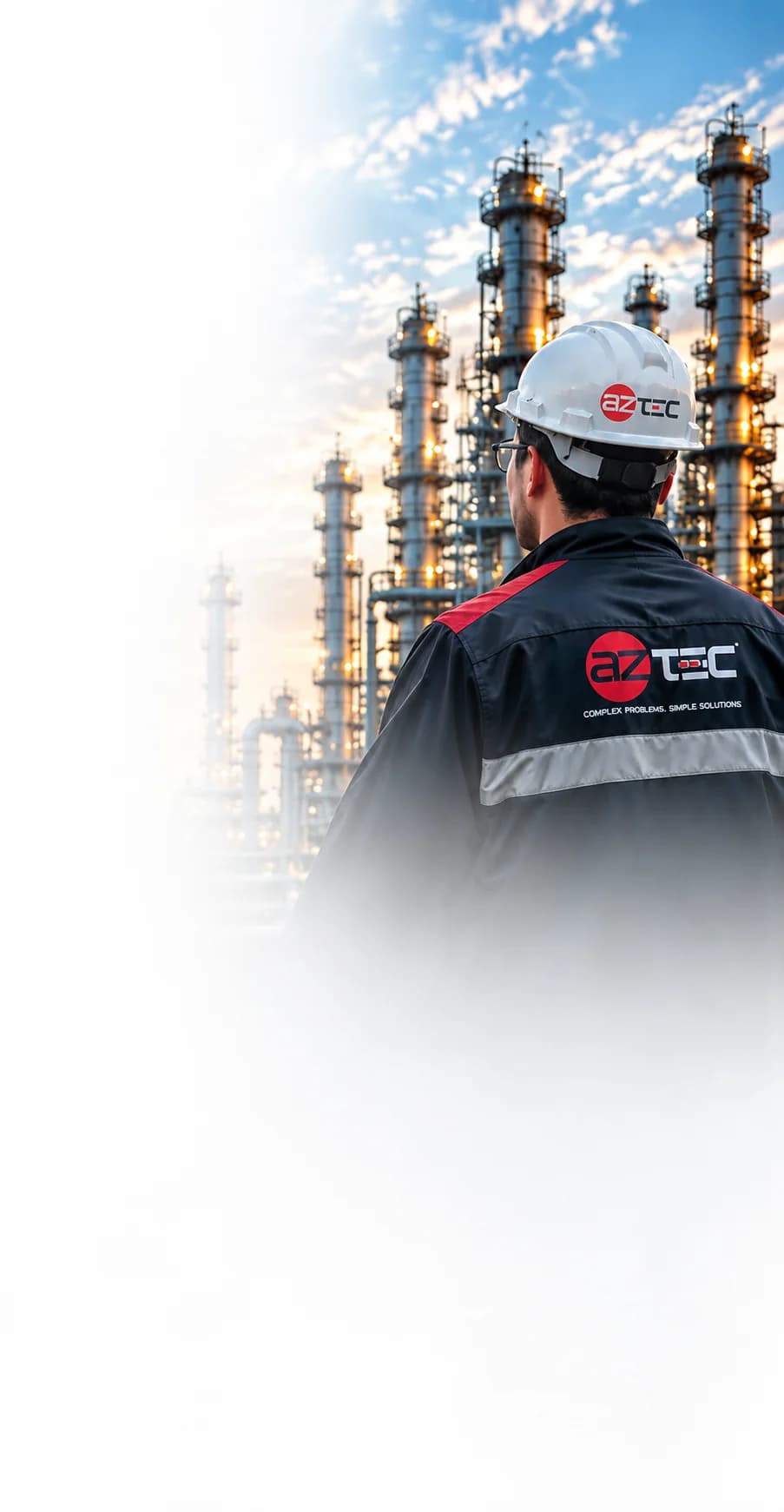 AZtec Automation engineer at an industrial refinery